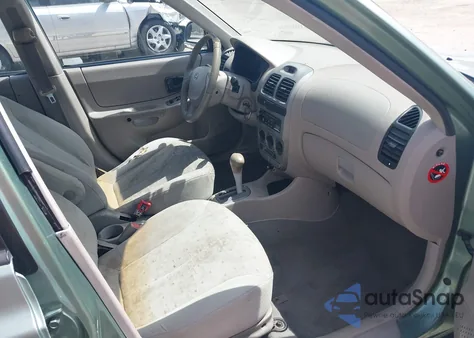 2004 Hyundai Accent Gl z USA, uszkodzony, nr VIN KMHCG45C54U540120